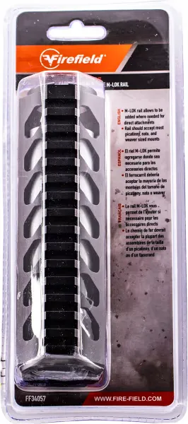 Firefield FF34057 Edge Handguard 6.62" 2-Piece M-LOK, Carbine Style Made of 6061-T6 Aluminum with Black Matte Finish for AR-15 - Handguard for AR-15, vista 2