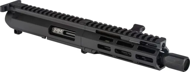 Foxtrot Mike Products FM Products Foxtrot Mike VFM-9 9mm Luger 7inch Upper Receiver 5.75 inch Handguard 1-10 Twist 1/2x28 Threads Micro Blast Diverter Type III Hardcoat - Upper Receiver for AR-15 - view 1