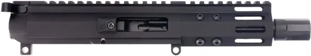 Foxtrot Mike Products FM Products Mike-9 9mm Luger 5inch Upper Receiver 1-10 Twist 1/2x36 Threads Type III Hardcoat Anodized Black - Upper Receiver for AR-15 - view 1