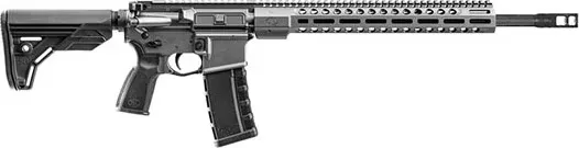 FN America FN 36100683 FN 15 DMR3 5.56x45mm NATO 18" Barrel 30+1, Tungsten Gray Receiver , Black OEM Stock & Grip , Optics Ready - Barrel for AR-15, vista 1