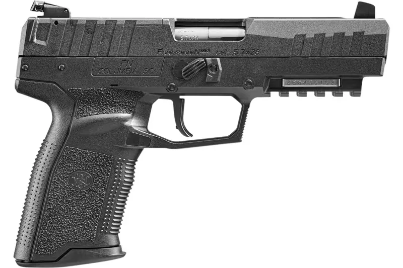 FN America FN 66101274 Five-seveN MRD 5.7x28mm 4.80" Barrel 20+1 , Matte Black , Adjustable Sights , Optics Ready - Barrel for AR-15 - view 1