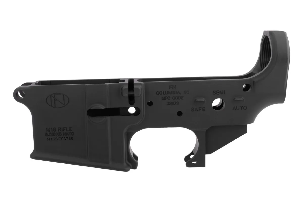 FN America FN 20100822 FN15 Military Collector M16 Stripped Lower Receiver Black - Lower Receiver for AR-15 - view 2