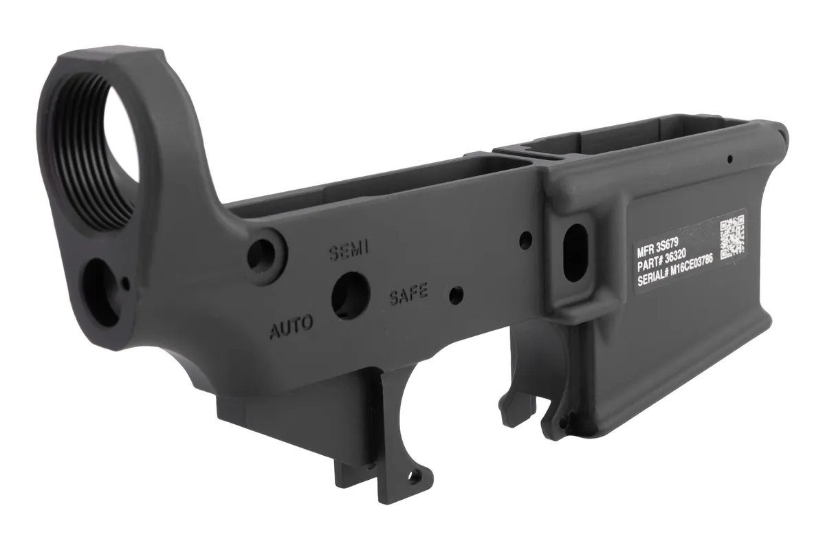 FN America FN 20100822 FN15 Military Collector M16 Stripped Lower Receiver Black - Lower Receiver for AR-15 - view 3