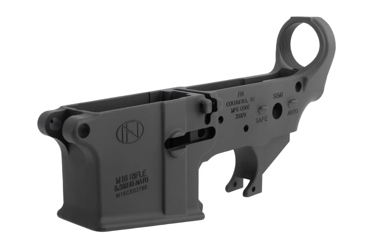 FN America FN 20100822 FN15 Military Collector M16 Stripped Lower Receiver Black - Lower Receiver for AR-15, vista 1