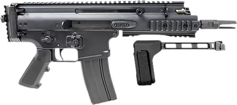 FN America FN 38101882 Scar 15P 30+1 7.50" Black Steel Barrel, Black Anodized Picatinny Rail Aluminum Receiver, SB Tactical Brace, Ambidextrous - Complete Rifle, vista 1