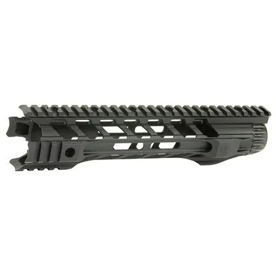 Fortis Manufacturing Fortis 10" M-Lok Night Rail System 5.56 Free Float, Black - NTR-10-ML - Handguard for AR-15, vista 1