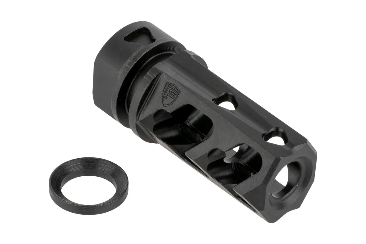 Fortis Manufacturing Fortis Control 9mm Muzzle Brake 1/2x36 - Black - Muzzle Device for AR-15 - view 5
