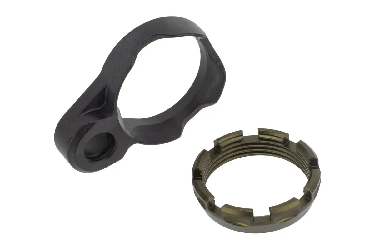 Fortis Manufacturing Fortis K1 AR-15 Enhanced End Plate Castle Nut Combo, OD Green - LEBLKK1ODG - End Plate for AR-15 - view 1