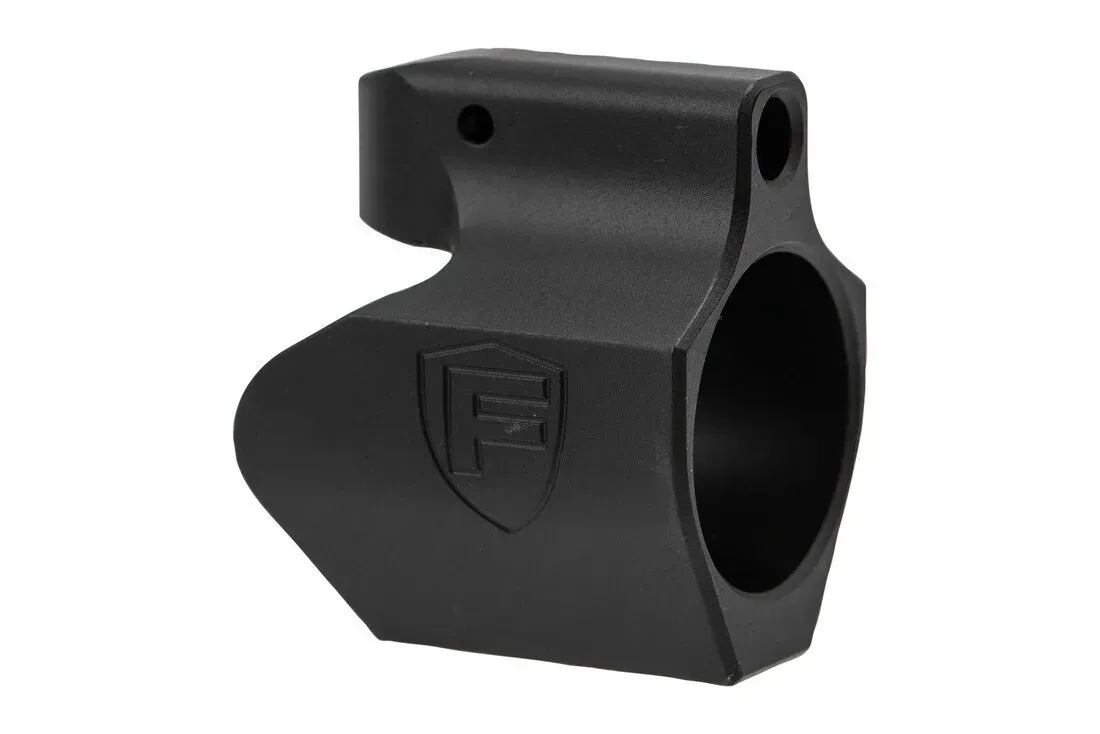 Fortis Manufacturing Fortis Low Profile Gas Block - Mod 2 - Black Nitride - Gas Block for AR-15, vista 1