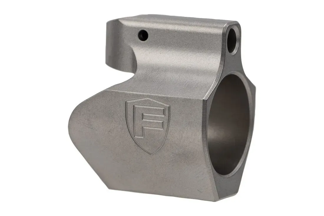 Fortis Manufacturing Fortis Low Profile Gas Block - Mod 2 - Stainless Steel - Gas Block for AR-15 - view 1