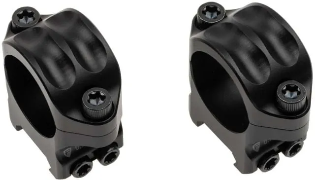 Fortis Manufacturing AP 3 30mm Riflescope Rings 24mm Set of 2 Black - Optic Mount, vista 1