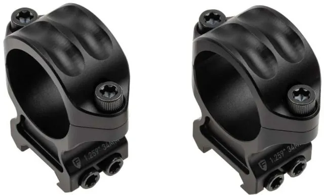 Fortis Manufacturing AP 3 34mm Riflescope Rings 32mm Set of 2 Black - Optic Mount - view 1