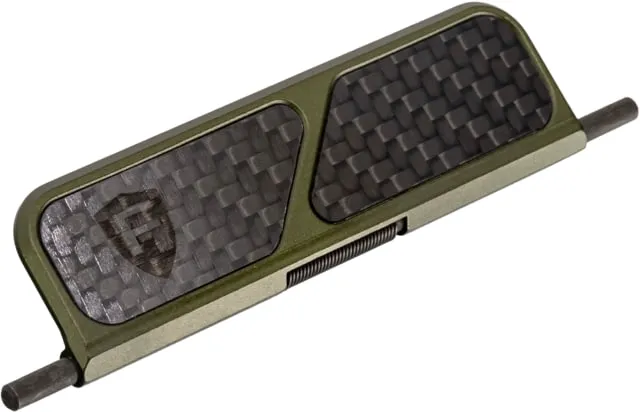 Fortis Manufacturing Billet Dust Cover Carbon Fiber ODG ODG - Dust Cover for AR-15, vista 1