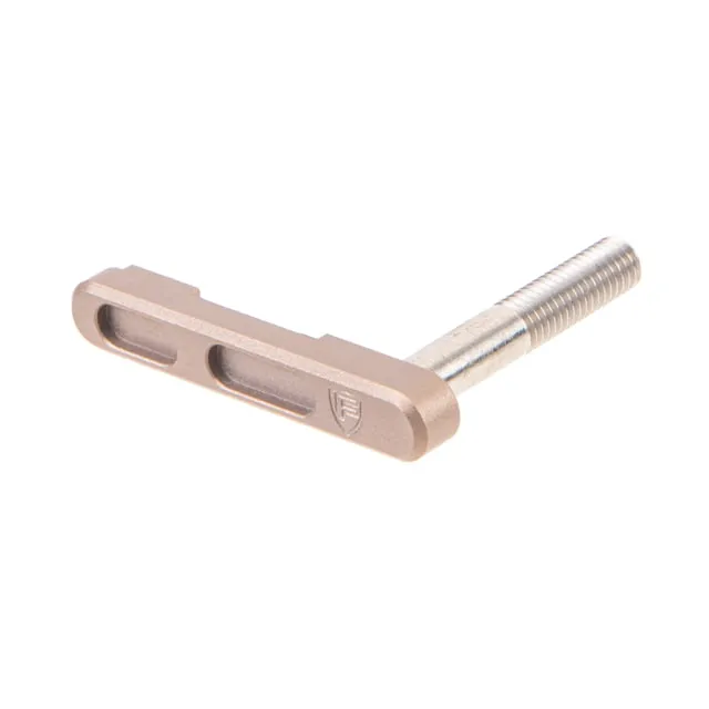 Fortis Manufacturing, Inc. FORTIS BILLET MAG CATCH ONLY FDE - Magazine Release for AR-15, vista 1
