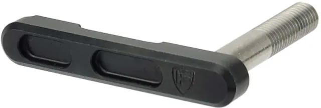 Fortis Manufacturing, Inc. FORTIS MAG CATCH ONLY STAINLESS BLK - Magazine Release for AR-15 - view 1