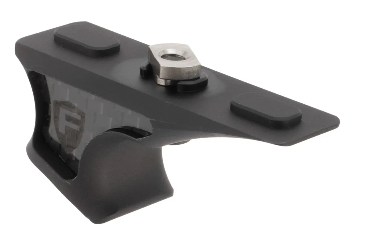 Fortis Manufacturing SHIFT Reversible Carbon Fiber Handstop - Black - M-LOK - Foregrip for AR-15 - view 1