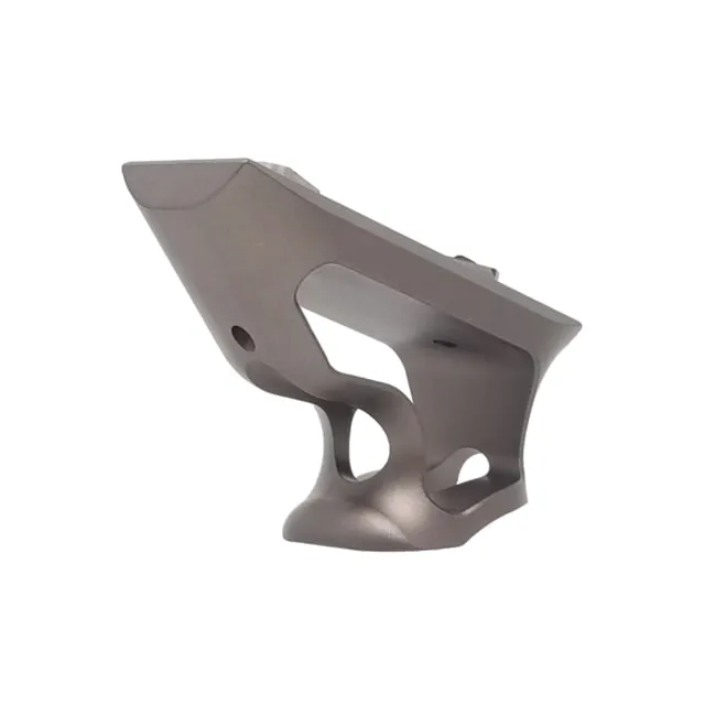 Fortis Manufacturing SHIFT Short Angled Grip M-LOK FDE Anodize - Foregrip for AR-15, vista 1