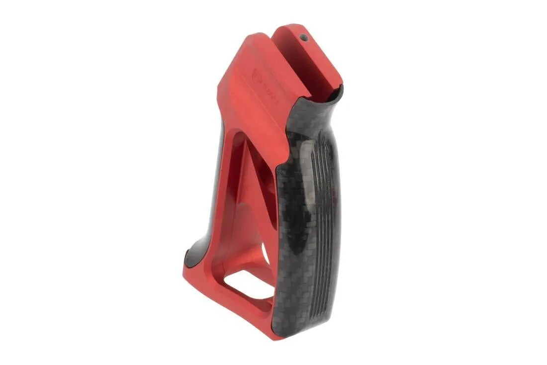 Fortis Manufacturing Torque Carbon Fiber Pistol Grip - Red - Pistol Grip for AR-15 - view 1
