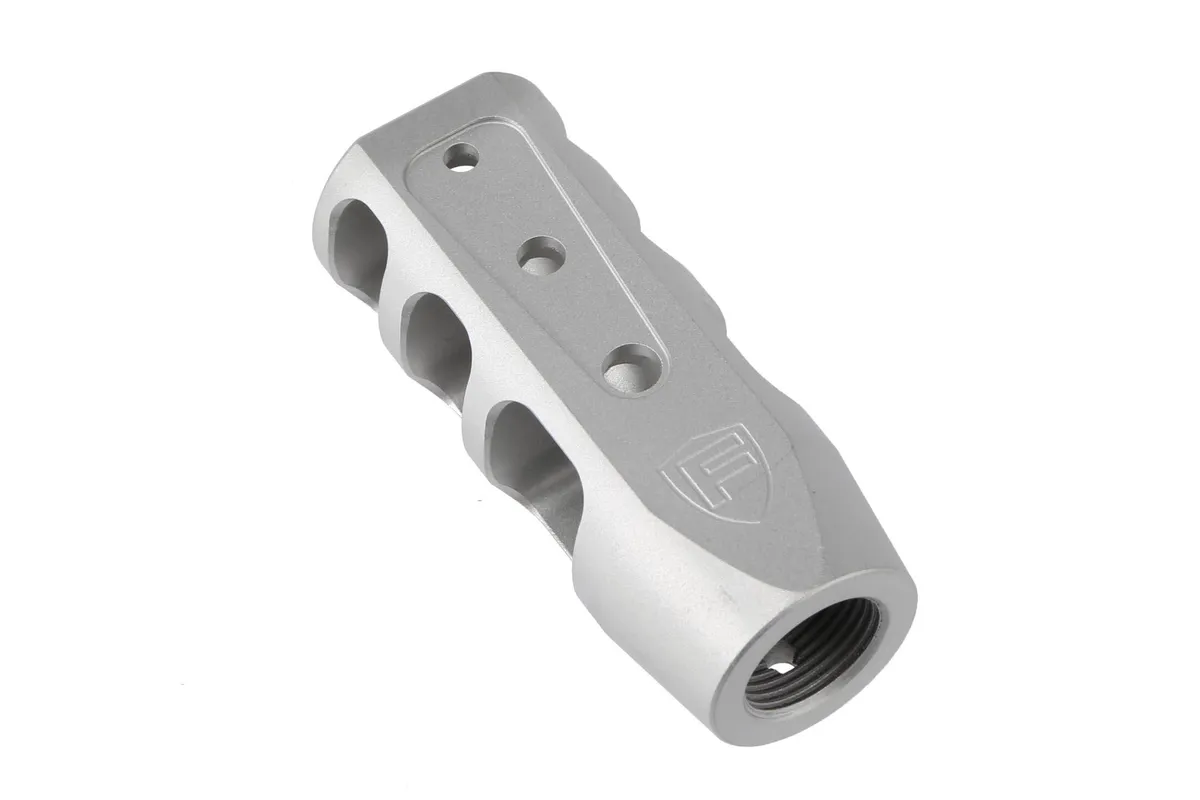 Fortis Manufacturing Fortis Rapid Engagement Device Red Muzzle Brake - 1/2x28 - Ss - Muzzle Device for AR-15 - view 2