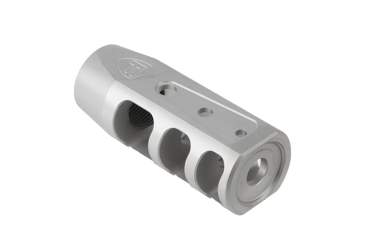 Fortis Manufacturing Fortis Rapid Engagement Device Red Muzzle Brake - 1/2x28 - Ss - Muzzle Device for AR-15 - view 4