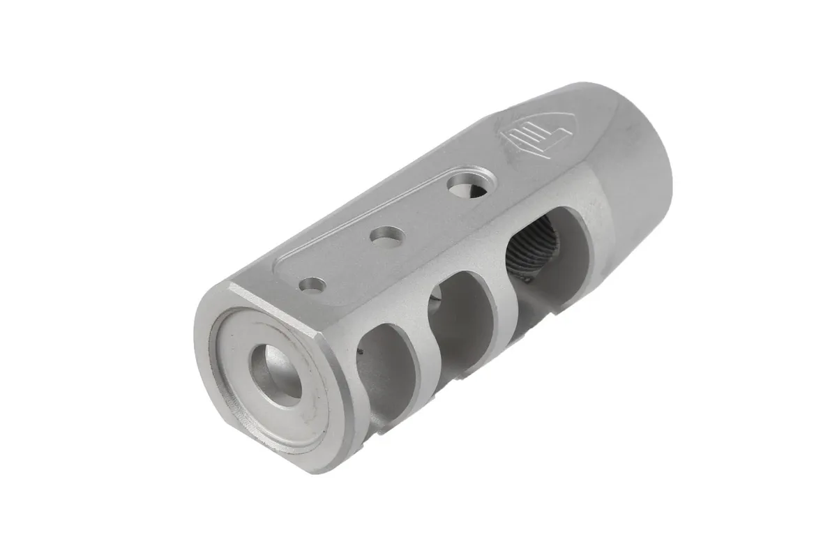Fortis Manufacturing Fortis Rapid Engagement Device Red Muzzle Brake - 1/2x28 - Ss - Muzzle Device for AR-15 - view 5
