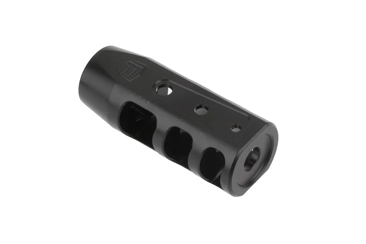 Fortis Manufacturing Fortis Rapid Engagement Device Red Muzzle Brake - 1/2x28 - Muzzle Device for AR-15 - view 1