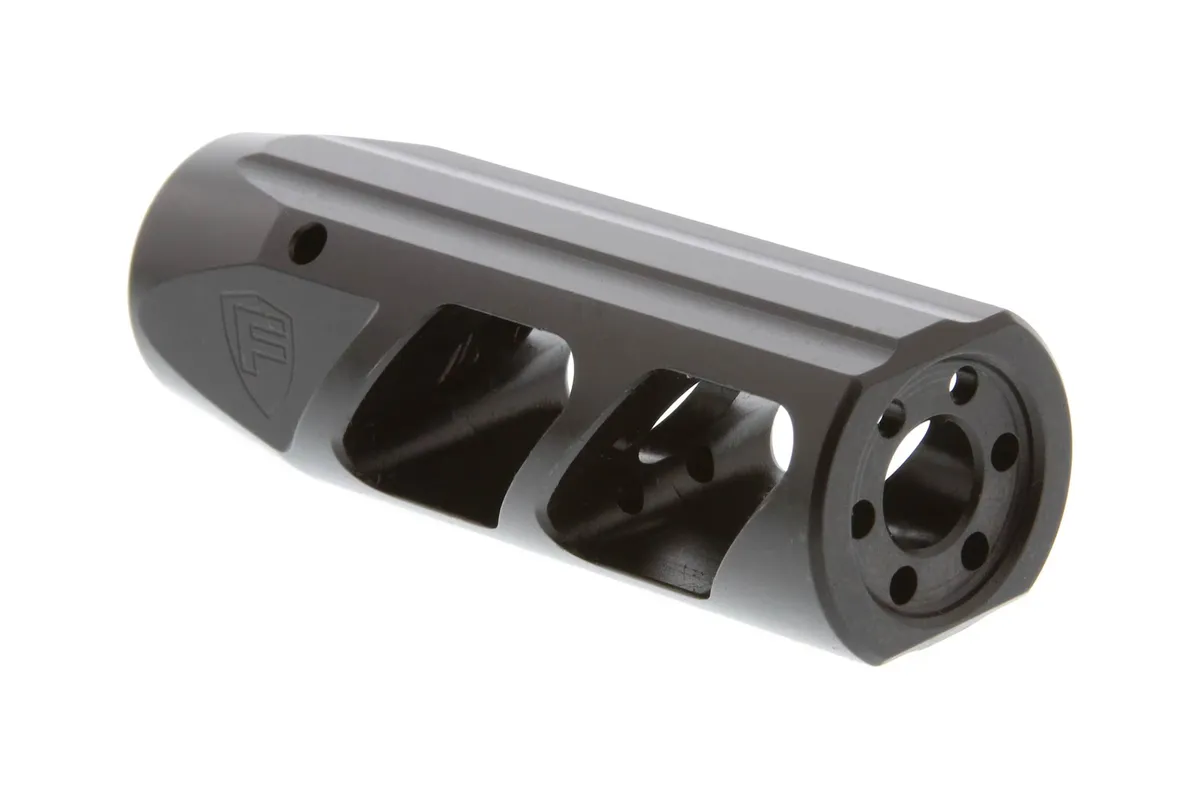 Fortis Manufacturing Fortis Rapid Engagement Device Red Muzzle Brake- 5/8x24 - Nitride - Muzzle Device for AR-15 - view 1