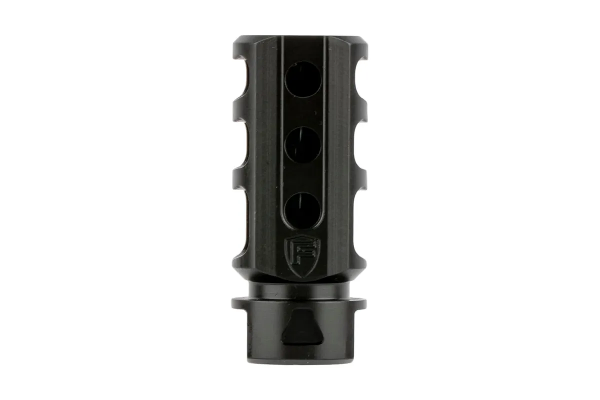 Fortis Manufacturing Fortis Red Mod 2 9mm Muzzle Brake 1/2x36 - Black - Muzzle Device for AR-15 - view 2