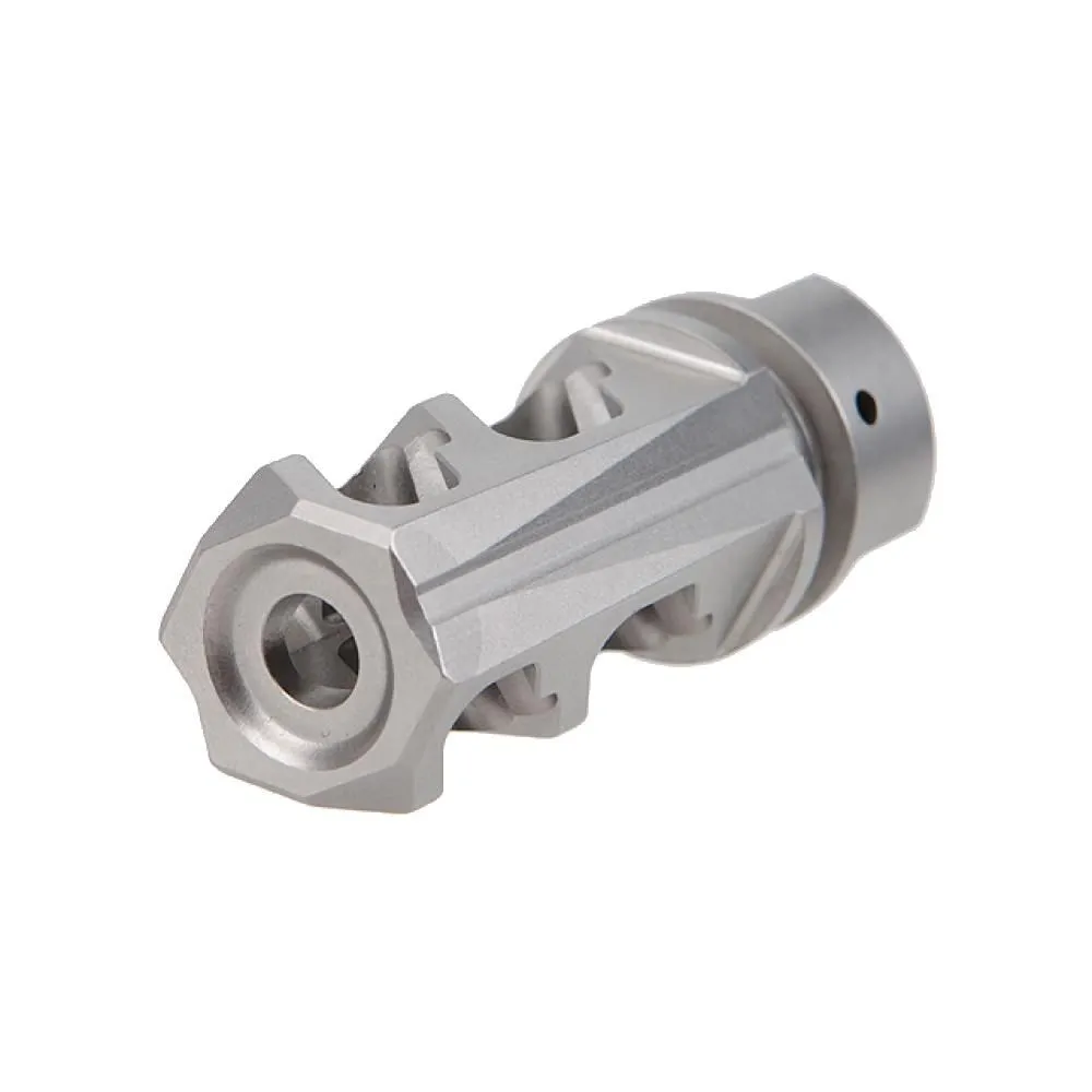 Fortis Manufacturing Fortis Stainless Steel Muzzle Brake - 1/2 X 28 - Muzzle Device for AR-15 - view 3
