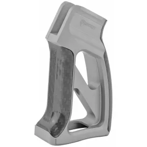 Fortis Manufacturing Fortis Torque AR-15 Pistol Grip with Carbon Fiber, Gray - TORPGCFGRY - Pistol Grip for AR-15, vista 1