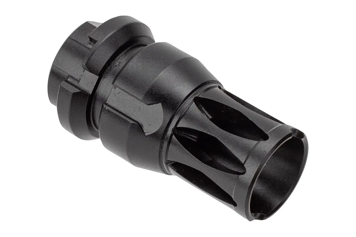 Forward Controls Design 9mm Micro Muzzle Brake - Dead Air Keymo Mount - 1/2x28 - Muzzle Device for AR-15 - view 1