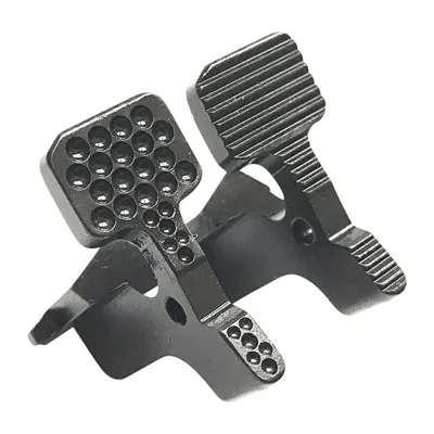 Forward Controls Design Ar-15 Augmented Bolt Catch V3 - Dimpled - Bolt Catch for AR-15 - view 1