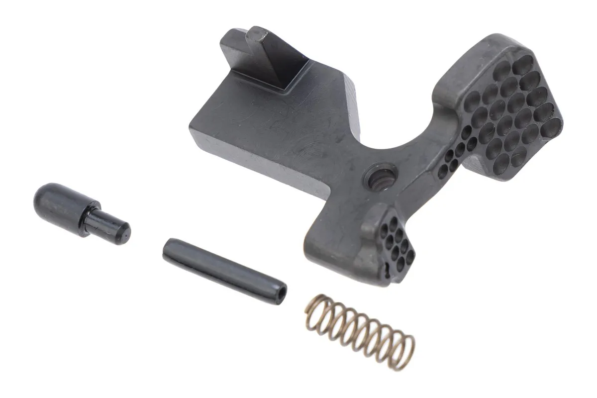 Forward Controls Design AR-15 Augmented Bolt Catch v4 - Dimpled - Rearward Biased - Bolt Catch for AR-15 - view 3