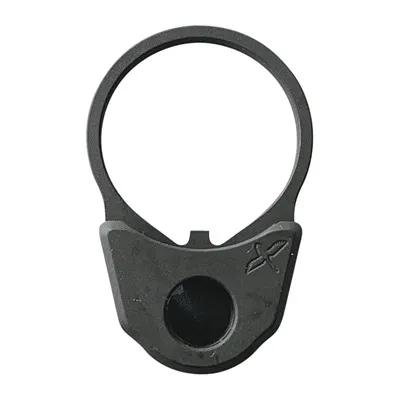 Forward Controls Design Ar-15 End Plate W/ 3-Qd Sling Swivel Sockets Steel - Sling Adapter End Plate, Black - End Plate for AR-15 - view 1