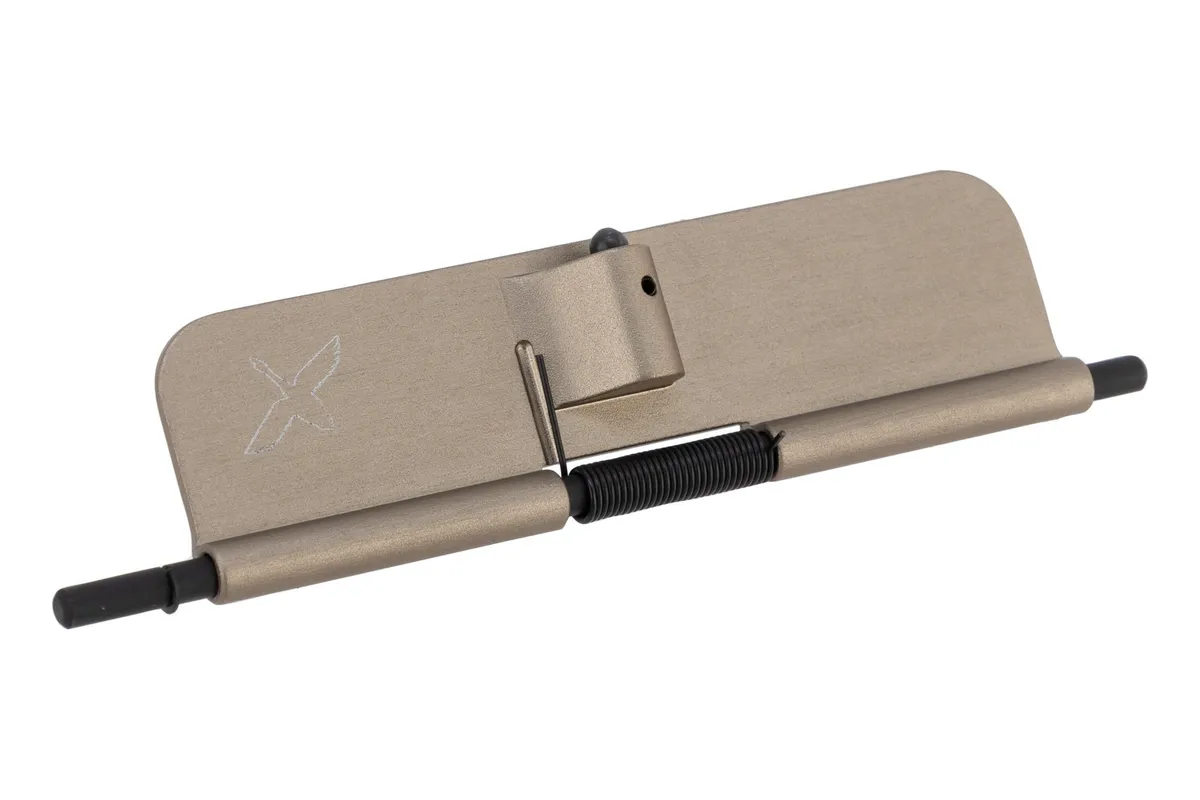 Forward Controls Design Billet 7075 Dust Cover - Twin Dimple - Tan - Dust Cover for AR-15 - view 2