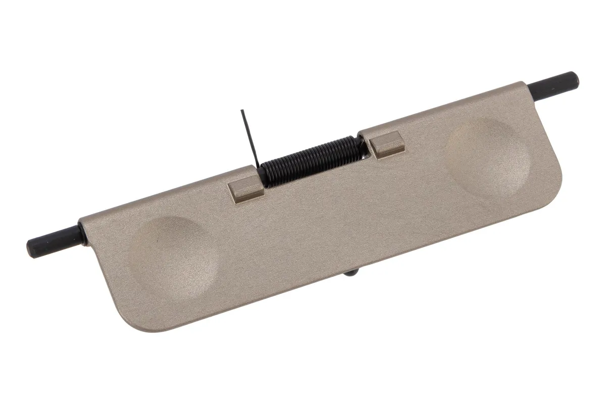Forward Controls Design Billet 7075 Dust Cover - Twin Dimple - Tan - Dust Cover for AR-15, vista 1