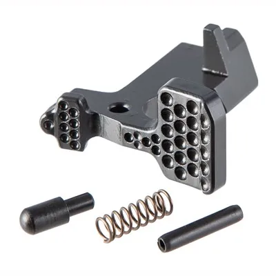Forward Controls Design Llc Ar-15 Abc/r V3 Bolt Catch Forward Bias Dimpled Black - Bolt Catch for AR-15 - view 1