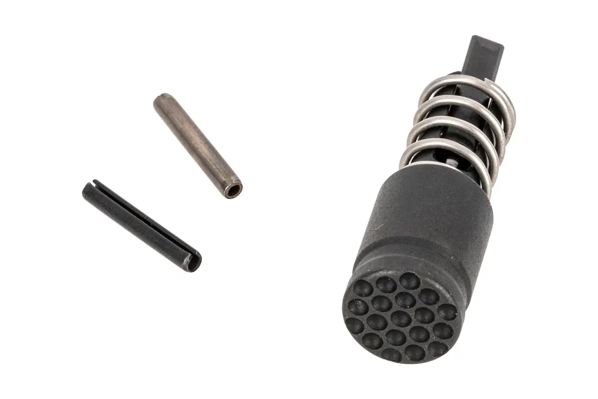 Forward Controls Design Llc Ar-15 Low Drag Forward Assist Dimpled Steel Black - Forward Assist for AR-15 - view 1
