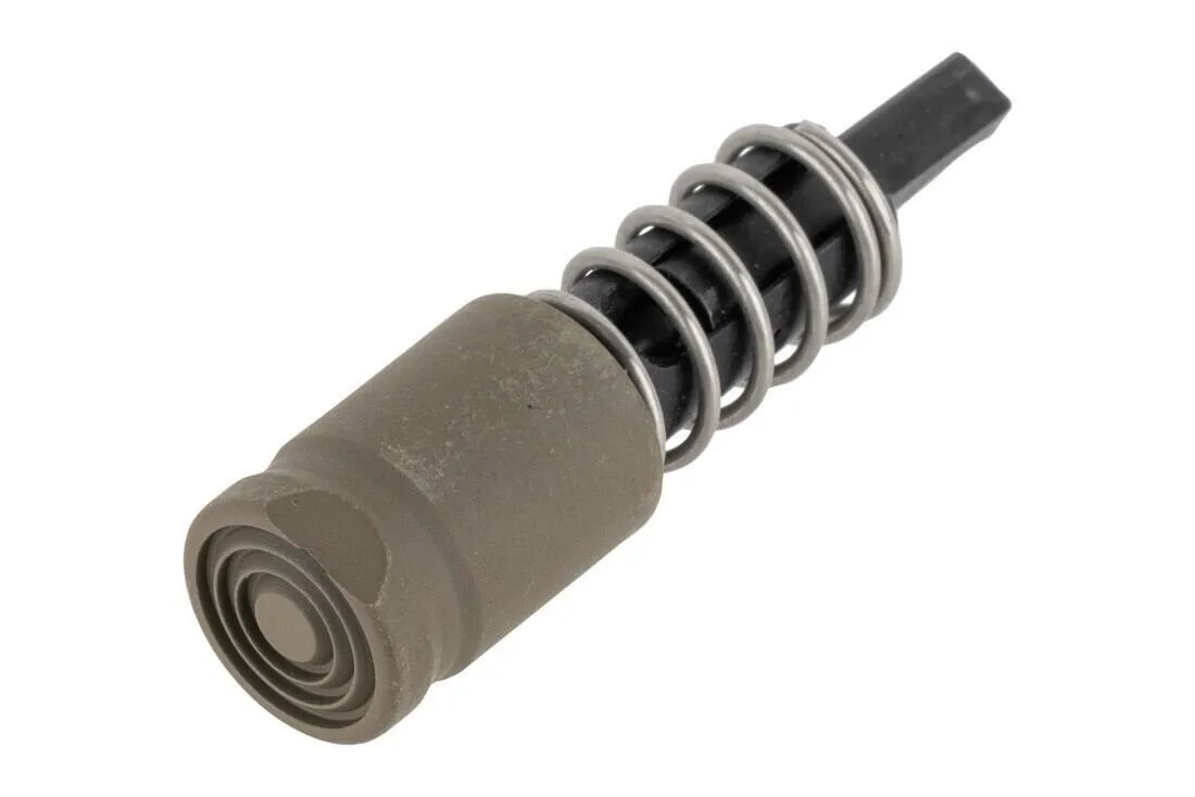 Forward Controls Design Low Drag Forward Assist - Circular Serrated - Fde - Forward Assist for AR-15 - view 1