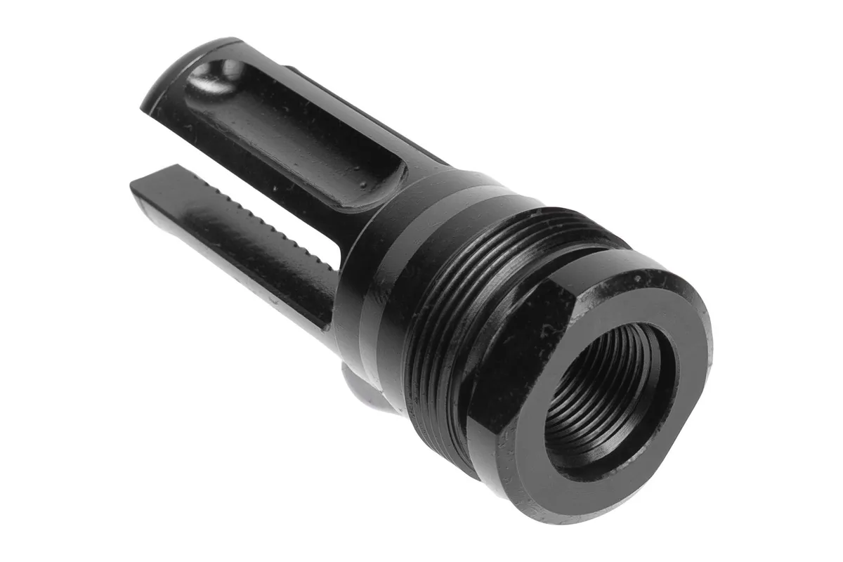Forward Controls Design / Revival Defense 3 Prong Flash Hider - 1/2x28 - Muzzle Device for AR-15 - view 3