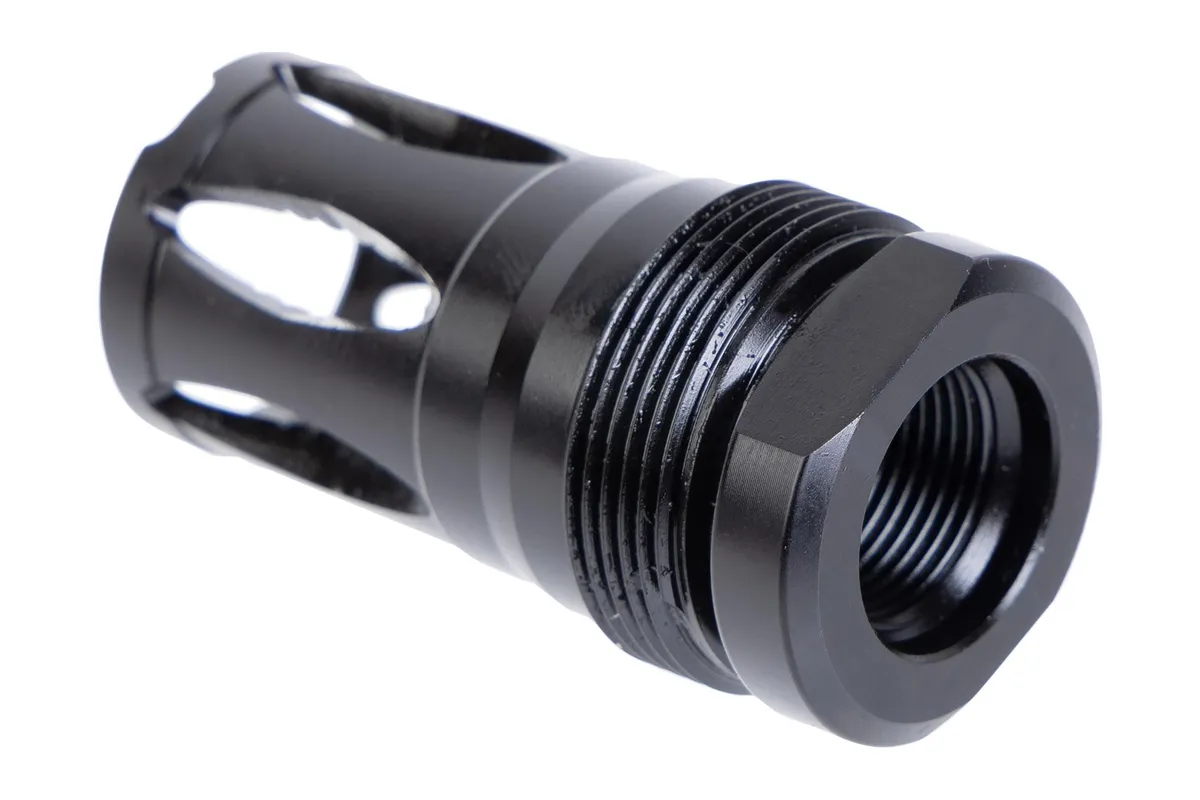 Forward Controls Design / Revival Defense Flash Hider Comp - Plan B Suppressor Mount - 1/2x28 - Muzzle Device for AR-15 - view 2