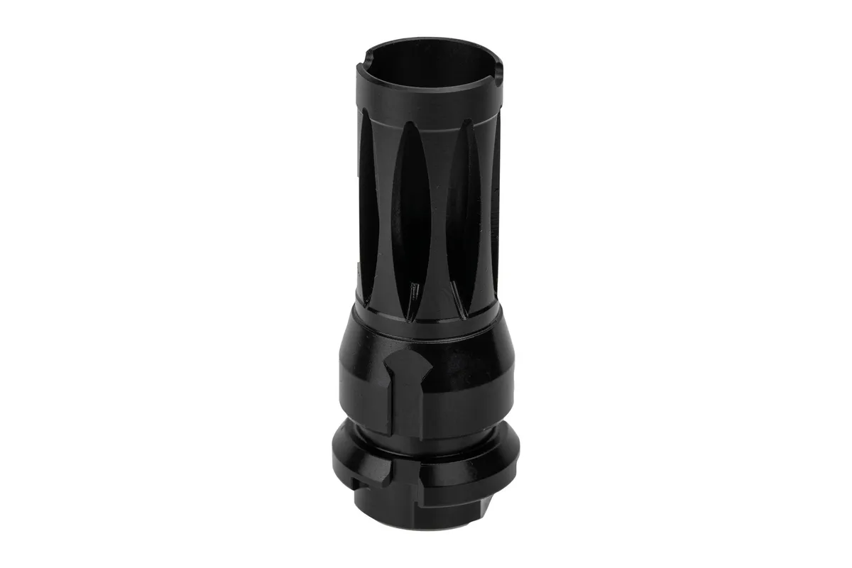 Forward Controls Design Stoner 63 Style Compensator - 5/8x24 - Long - Muzzle Device for AR-15, vista 2