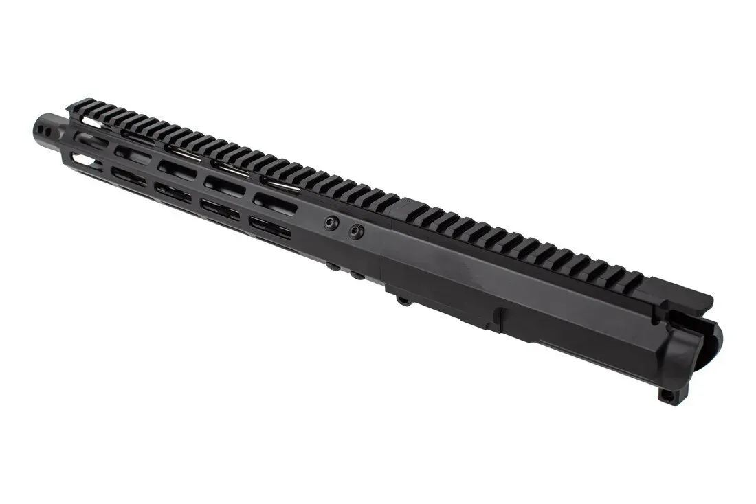 Foxtrot Mike Products 11.25" Barreled Upper Receiver - 10.5" M-Lok Rail With Muzzle Brake - Upper Receiver for AR-15 - view 1