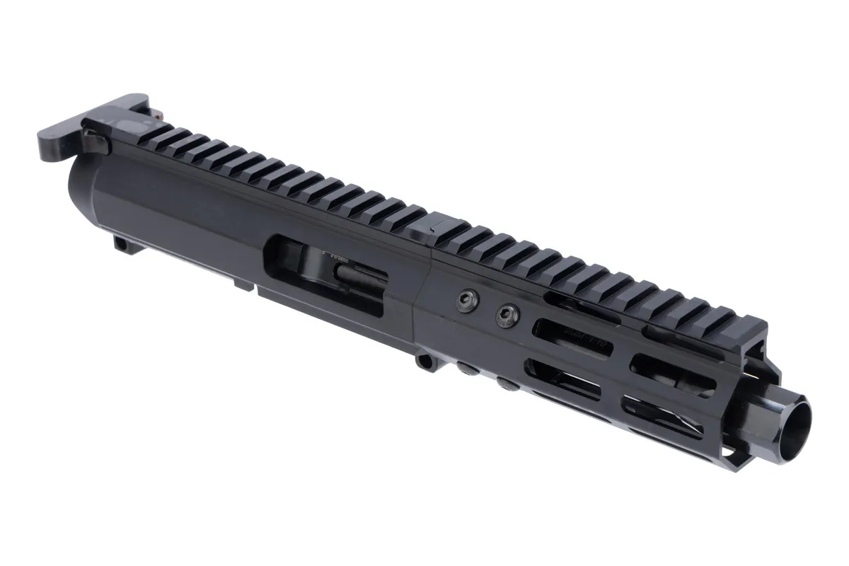 Foxtrot Mike Products 5" Complete 9mm Ar-15 Upper for Glock Style Receivers - Blast Diffuser - Upper Receiver for AR-15 - view 2