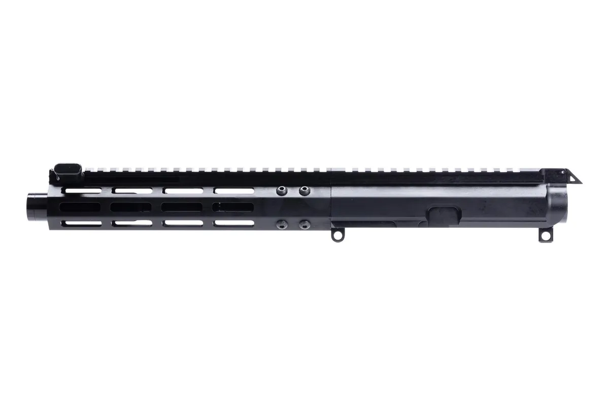 Foxtrot Mike Products Complete 9mm Ar-15 Upper 7" for Glock Style Receivers - 8.75" M-Lok Rail - Blast Diffuser - Upper Receiver for AR-15 - view 2