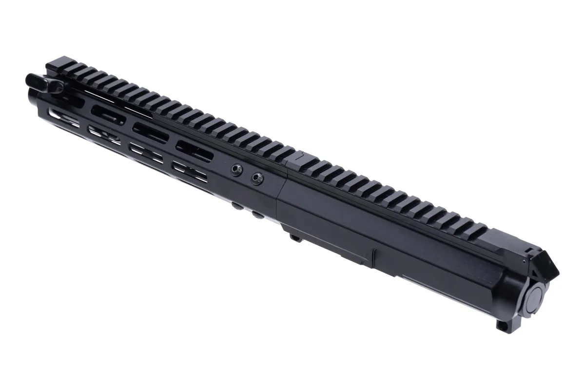 Foxtrot Mike Products Complete 9mm Ar-15 Upper 7" for Glock Style Receivers - 8.75" M-Lok Rail - Blast Diffuser - Upper Receiver for AR-15 - view 3