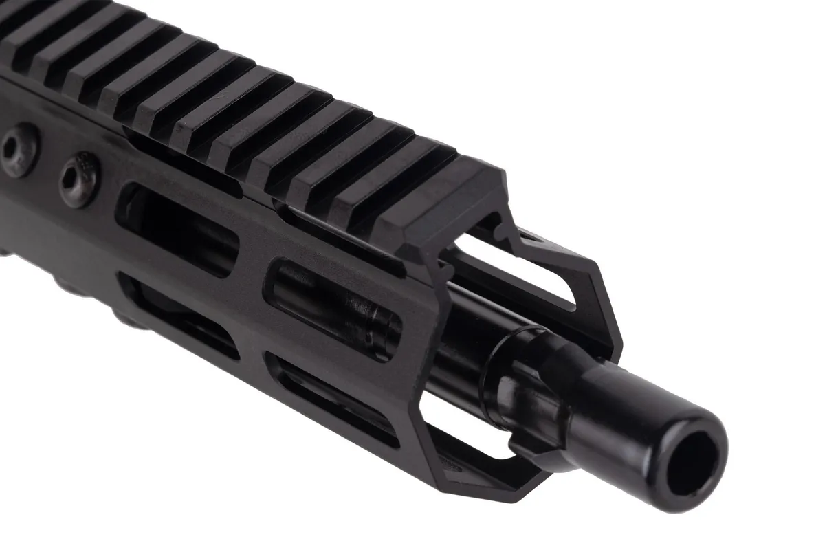 Foxtrot Mike Products 7" Ultra Light 9mm Tri-Lug Complete AR-15 Upper GLOCK Style - 5" M-LOK Rail - Primary Arms Exclusive - Upper Receiver for AR-15 - view 3