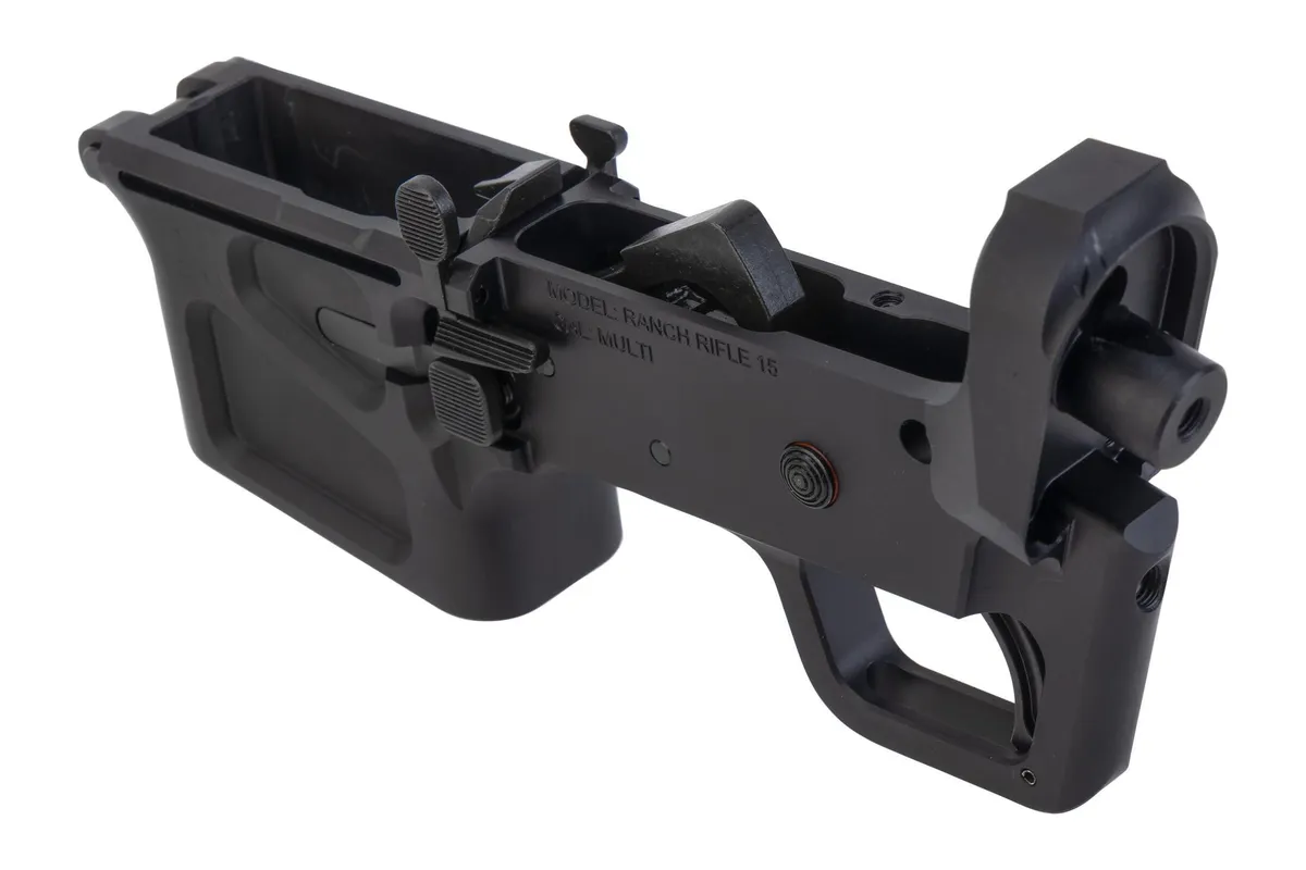 Foxtrot Mike Products Ambi Ranch Rifle-15 Stripped Lower Receiver - Lower Receiver for AR-15 - view 3