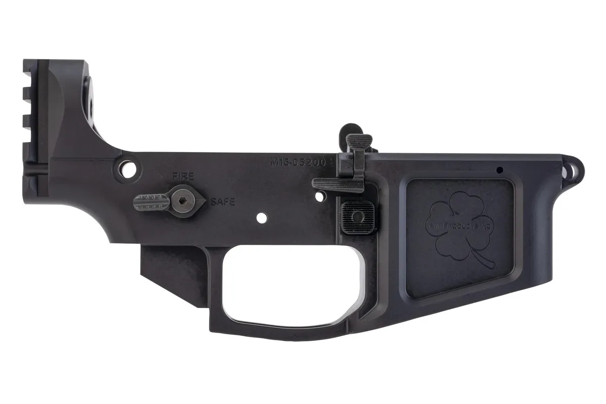Foxtrot Mike Products MIKE-15 Stripped Billet Lower Receiver With Integrated Picatinny Rail Extension - Lower Receiver for AR-15 - view 2