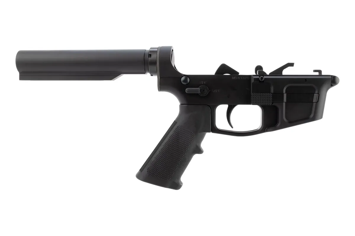 Foxtrot Mike Products MIKE-9 AR9 Complete Ambidextrous Billet Lower Receiver - Lower Receiver for AR-15, vista 1